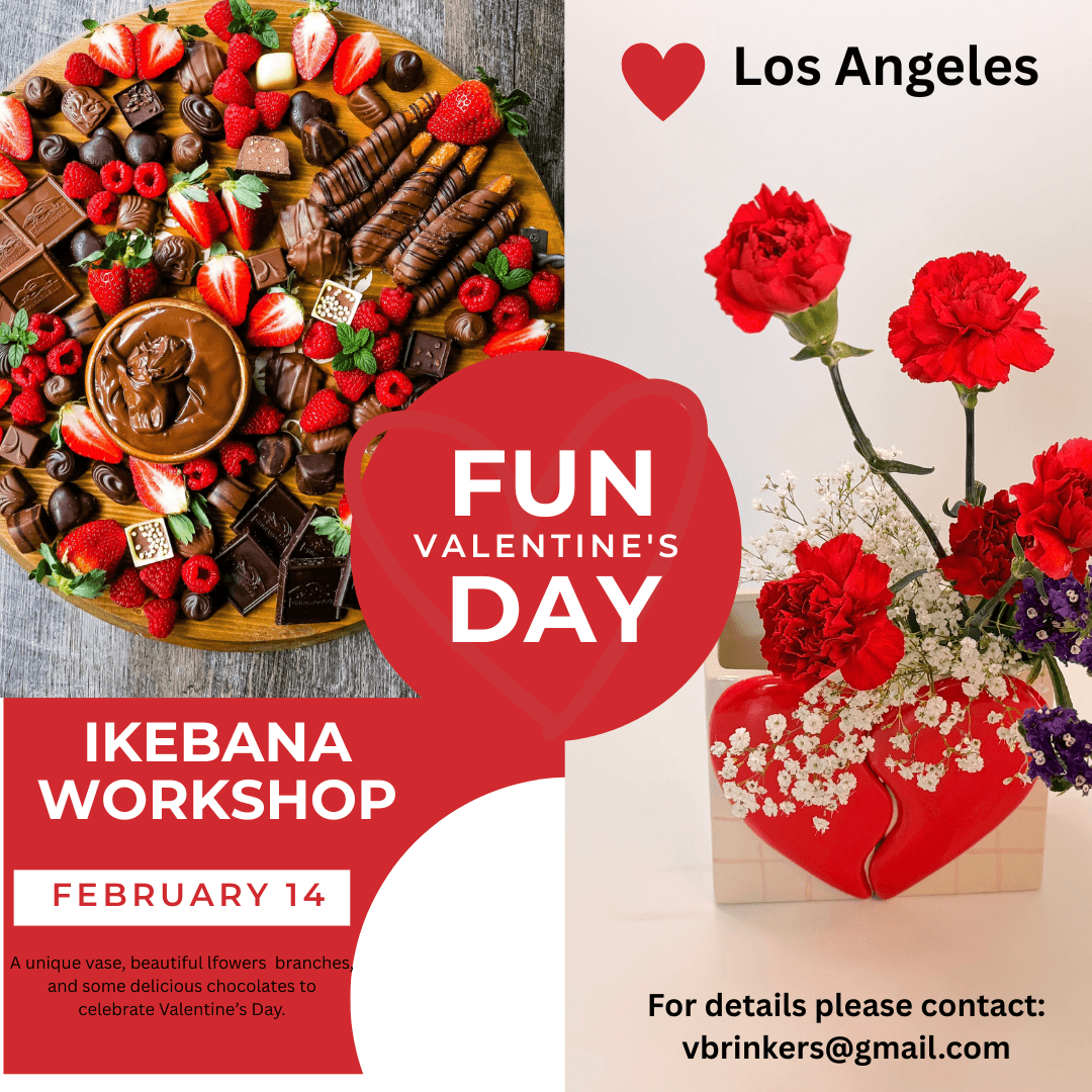 Fun Valentine's Day Ikebana Workshop
